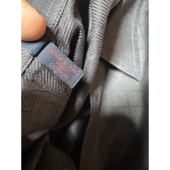 Brioni Shirt Mens Medium Brown Check Dress Made in Italy - Picture 4 of 10